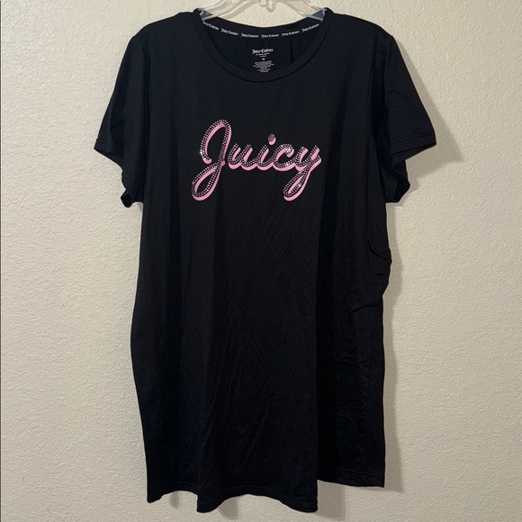 Juicy Couture Black Night Gown 2X - Picture 3 of 9